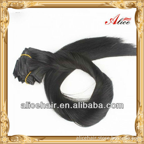 Top quality Greade AAAA clip in hair extension free samples